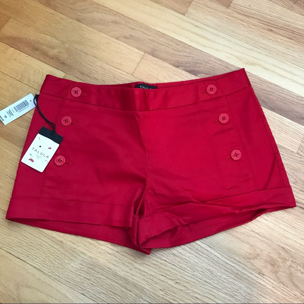 Talula Starboard Shorts Tango Red